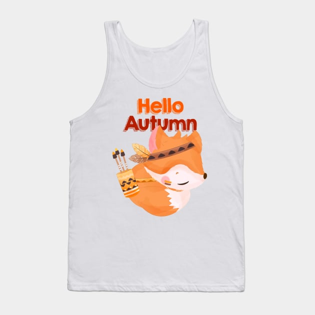 Cute foxes Tank Top by yvi